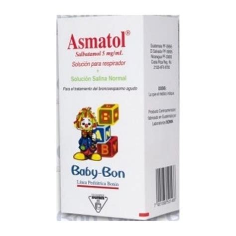 Asmatol Baby Bon 5mgml 15ml Solucion Nebulizar Distribuidor De Bonin