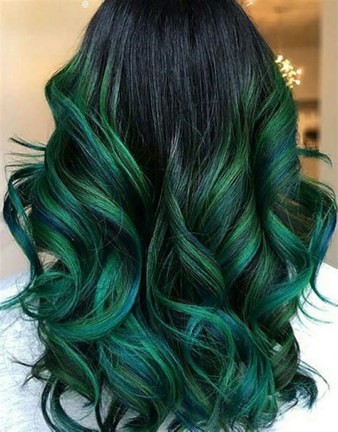 Green With Envy Hair By Jenni4president Instagram Green Hair Colors Green Hair Dark