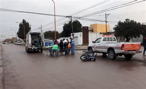 Un Motociclista Sufrió Golpes En Un Accidente La Nueva