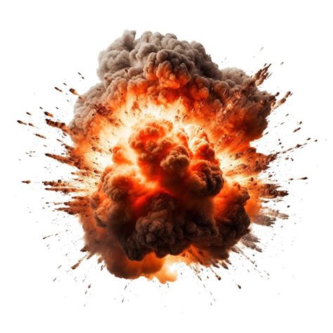 Premium PSD | Dynamite or bomb explosion arson