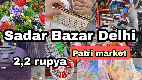 Sadar Bazar Sunday Patri Market 2023 Latest Patri Market Collection