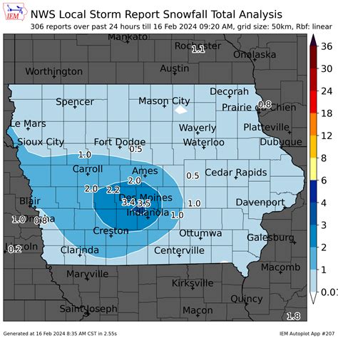 How Much Snow Did Iowa Get Heres The Latest Snowfall Totals And How