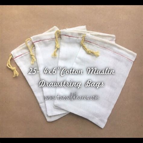 X Muslin Bags Etsy