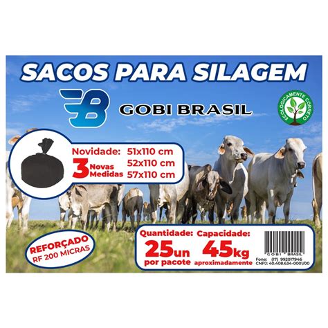 Sacos Para Silagem Preto X Micras C Unidades Shopee Brasil