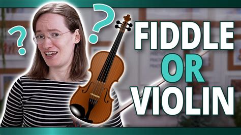 Fiddle Violin Difference