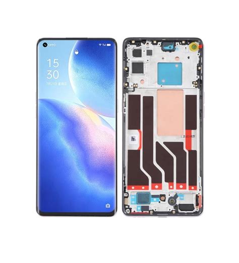 Oppo Reno 5 Lite Lcd Ekran Dokunmatik Siyah Oled Çıtalı tekyerdenal