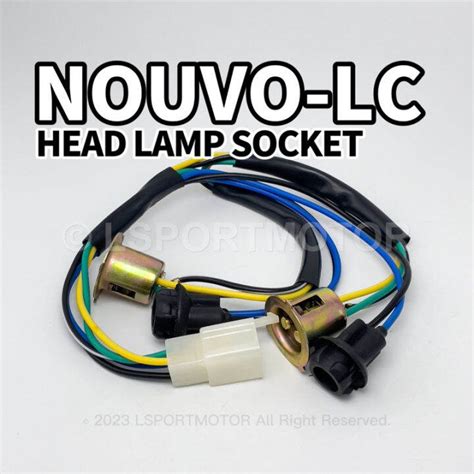 YAMAHA NOUVO LC HEAD LAMP SOCKET FRONT DEPAN LAMPU KEPALA SOCKET WIRE