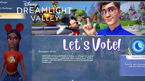 Dreamers Unite Dreamsnaps Challenge Voting Disney Dreamlight Valley