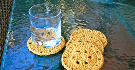 Jennifer Bennett Designs: Summer Drink Coaster Crochet Pattern