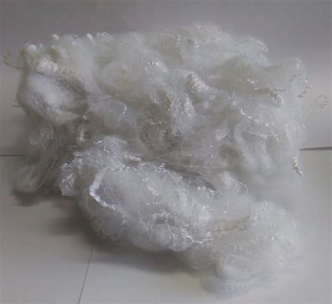 White Black Dop Dyed Recycled Polyester Staple Fiber Denier