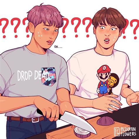 C66MFdbWYAM7hSR 10001000 Namjin Bts Fanart Bts Chibi