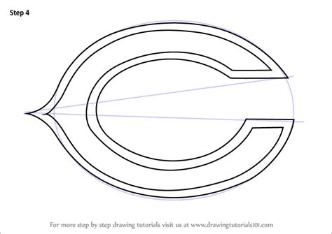 How to Draw Chicago Bears Logo (NFL) Step by Step | DrawingTutorials101.com