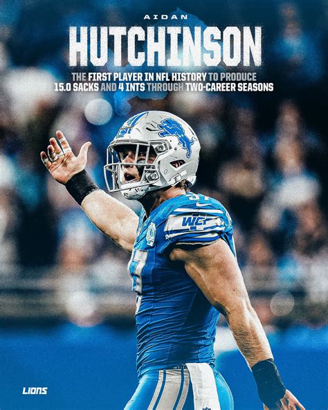 2023 Detroit Lions Stat Graphics Behance