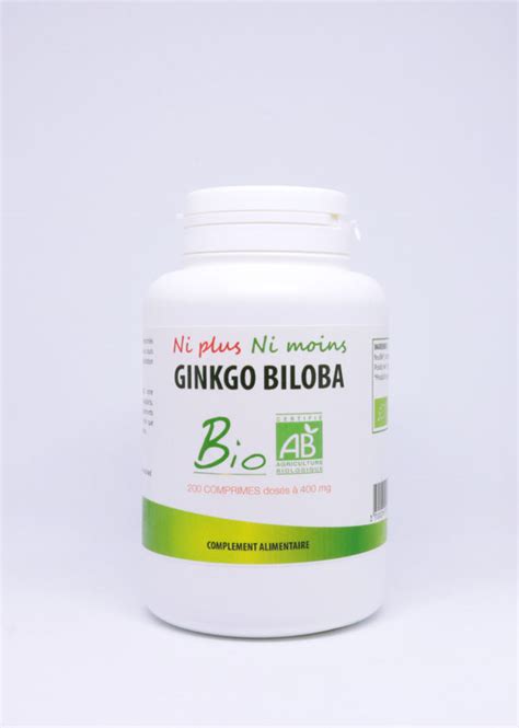 Ginkgo Biloba Bio Zen Point Equilibre Compl Ments Alimentaires