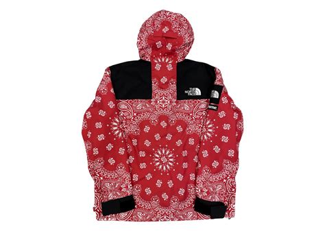 Supreme The North Face Bandana Mountain Jacket Red Size XL KICKSTW