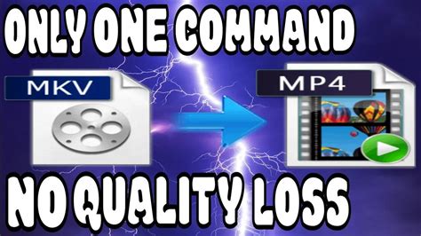 MKV To MP4 Converter PC - Free Software - No Re-Encoding Or Quality ...