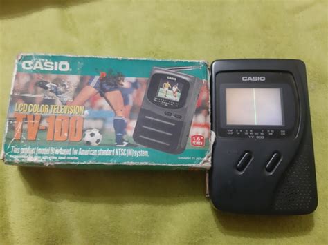 Mini Tv De Bolso Port Til Antiga Casio Tv G Mercadolivre