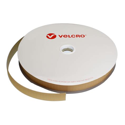 Velcro Brand Beige Sew On Hook Tape Mm X M