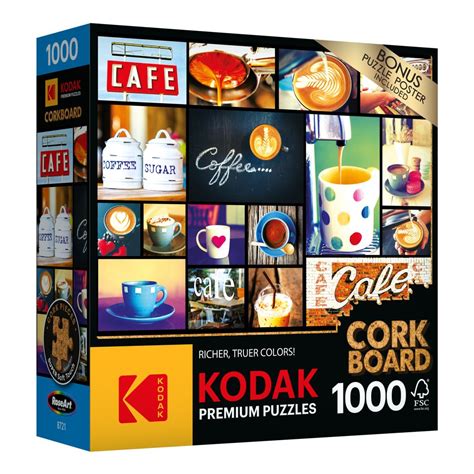 Roseart Kodak Cork Coffee Piece Jigsaw Puzzle