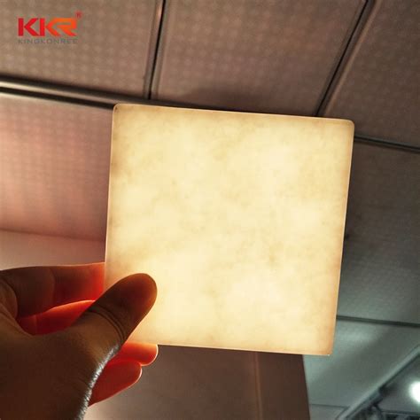 Decoration Acrylic Seamless Joint Translucent Artificial Stone Acrylic