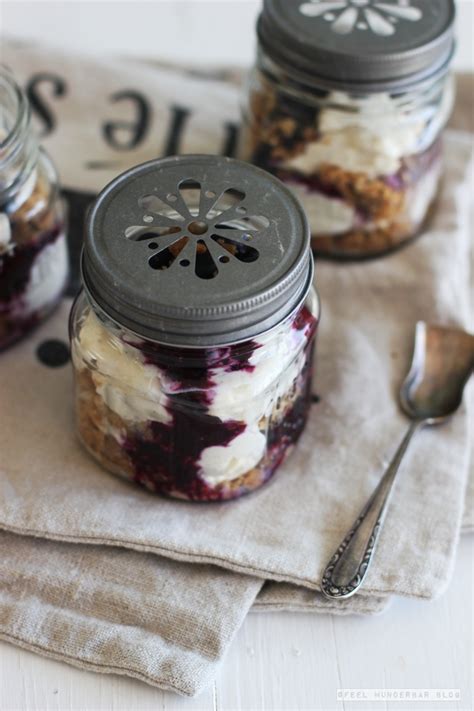 No Bake Blueberry Cheesecake In A Jar Feel Wunderbar