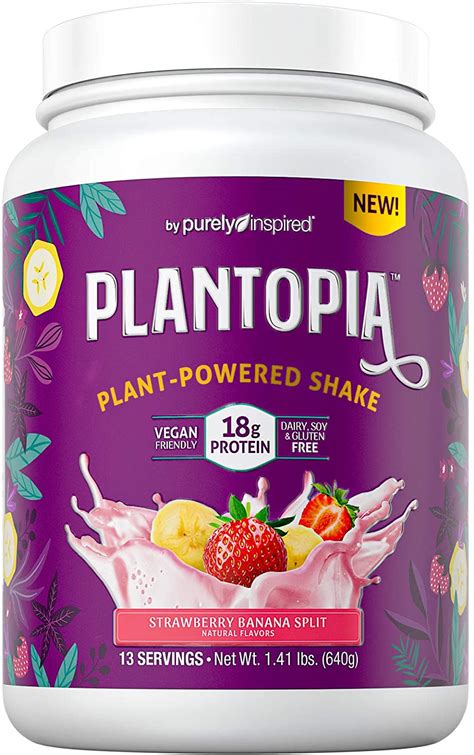 Vegan Protein Powder Purely Inspired Plantopia Silky Smooth Plant