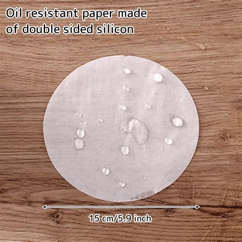 Yous Auto 100 Pieces Hamburger Patty Paper Waxed Butcher Paper Sheet