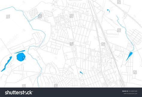 Bright Vector Map Domodedovo Russia Fine Stock Vector (Royalty Free ...