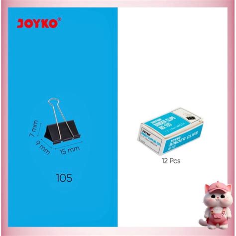 Jual Penjepit Kertas Binder Klip Binder Clip No Joyko Shopee