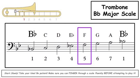 Bb Scale Trombone Youtube