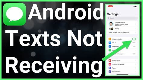 How To Fix IPhone Not Receiving Texts From Android YouTube