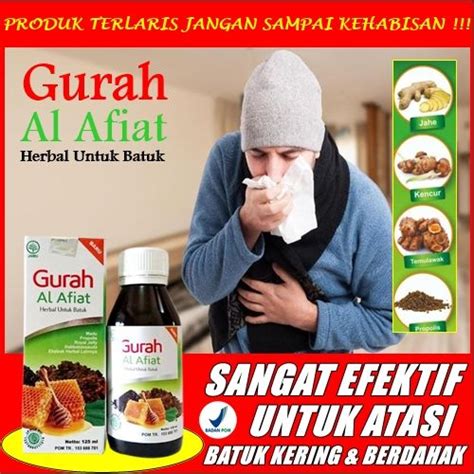 PROMO Madu Gurah Al Afiat 125ml Sirup Obat Herbal Batuk Kering Dan