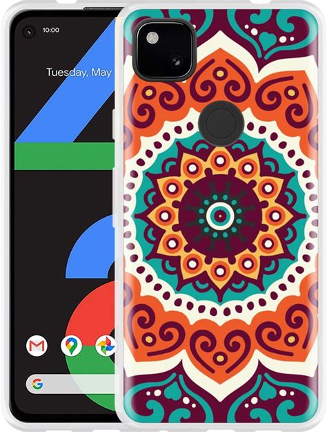 Google Pixel 4a Hoesje Retro Mandala Designed By Cazy Bol