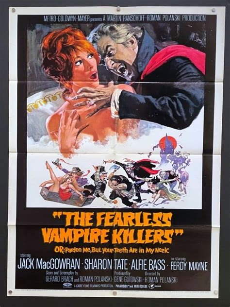 Fearless Vampire Killers 1967 Original One Sheet Movie Poster