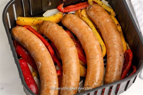 Air Fryer Sausage And Peppers Everything Air Fryer And More