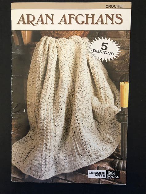 Aran Afghans Pattern Crochet Pattern Bookleisure Arts Little Books5 Projects Pattern Book