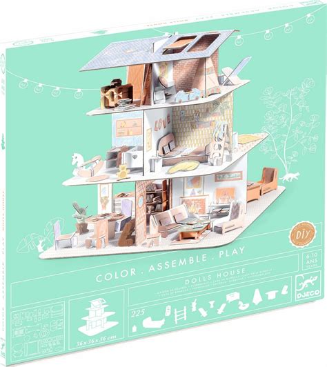 Doll House Color Assemble Pl Eurekapuzzles