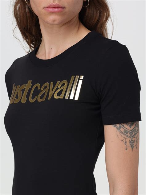 Just Cavalli Outlet T Shirt Woman Black Just Cavalli T Shirt