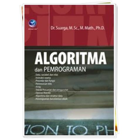 Jual Buku Baru Original Algoritma Dan Pemrograman Dr Suarga M Sc