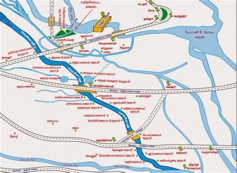 Road Map Of Tamil Nadu