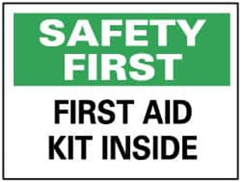 Nmc Safety First First Aid Kit Inside 7 Long X 10 Wide Pressure