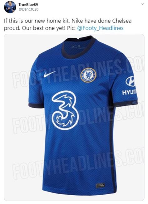 Chelsea's new home kit for next season is "leaked" online ... with fans divided on Nike design ...