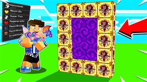 Criei O Portal Da Lucky Block Inca E Consegui Os Melhores Itens No