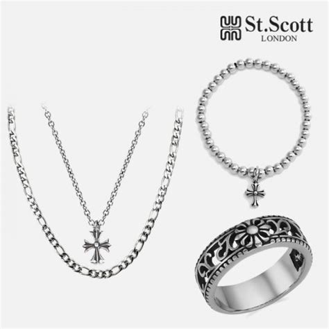 MUSINSA SAINT SCOTT LONDON Montega Cross Jewelry Set