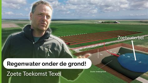 Zo Werkt Ondergronds Opslag Van Regenwater Op Texel Youtube