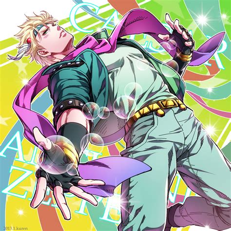 Caesar Anthonio Zeppeli Jojo No Kimyou Na Bouken Drawn By Kuren