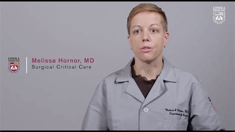 Surgical Critical Care Specialist Melissa Hornor Md Youtube