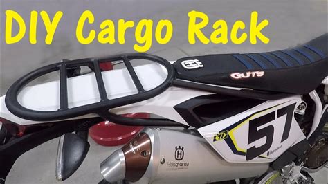 DIY Cargo Rack For A Motorcycle YouTube