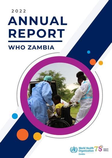 WHO Zambia Annual Report 2022 WHO Regional Office For Africa