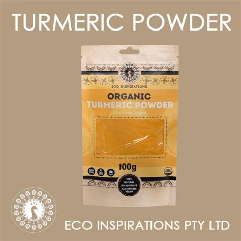 Eco Inspirations Organic Tumeric Powder 100g Mega Health